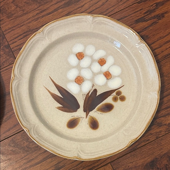 Vgt Hearthside Castlewood dinner plates. Hand painted stoneware Japan. - Picture 3 of 11
